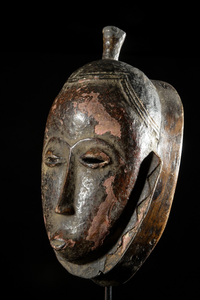 Masque ancien Gou ou Gu de jeune fille - Gouro - Côte d'Ivoire
