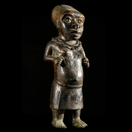 Nain de cour en bronze - Bini - Nigeria - Bronzes d’ife