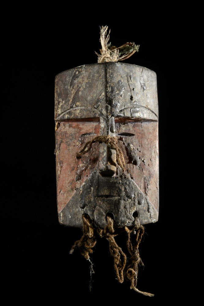 Masque Mwoudi Insigne Fetiche - Ndzebi - Gabon / RDC Zaire
