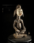 Statuette rituelle feminine - Punu / Pounou Lumbu - Gabon