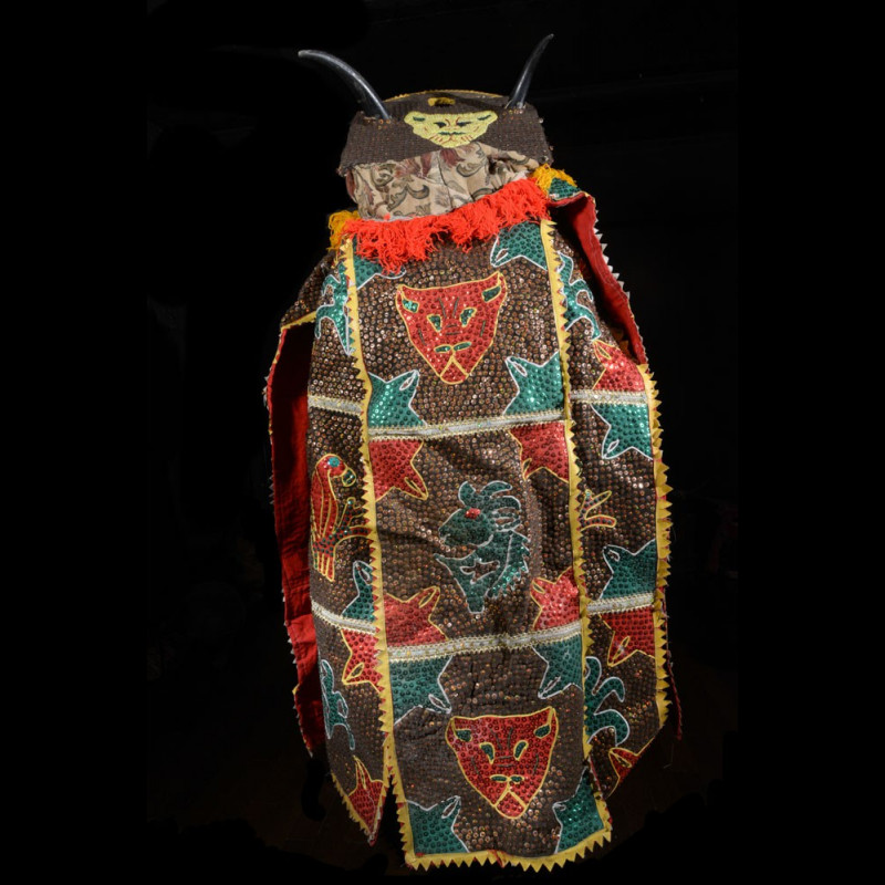 Egun - Costume de danse complet du culte Egungun - Yoruba - Benin / Nigeria