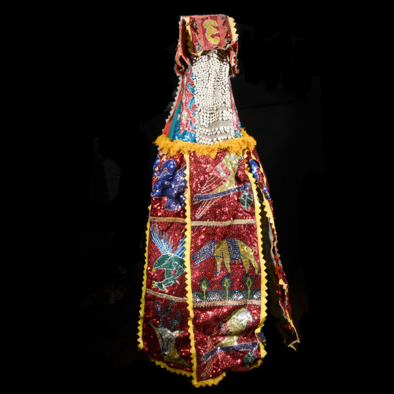 Egun - Costume de danse complet du culte Egungun - Yoruba - Benin / Nigeria