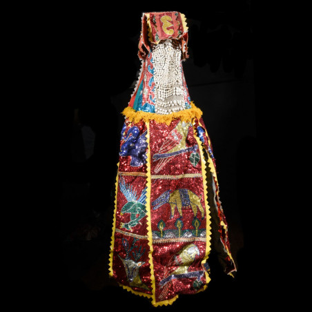 Egun - Costume de danse complet du culte Egungun - Yoruba - Benin / Nigeria