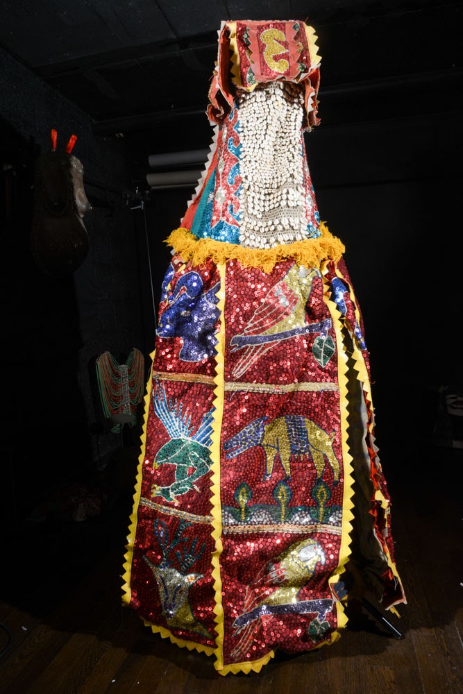 Egun - Costume de danse complet du culte Egungun - Yoruba - Benin / Nigeria