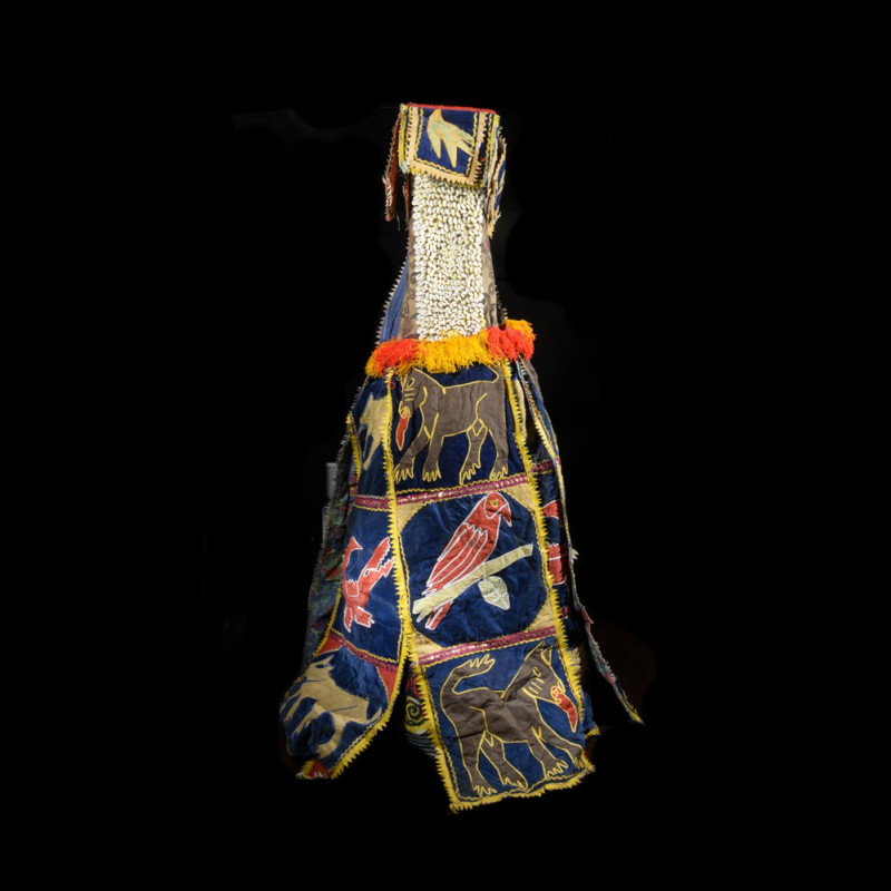 Egun - Costume de danse complet du culte Egungun - Yoruba - Benin / Nigeria