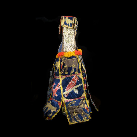 Egun - Costume de danse complet du culte Egungun - Yoruba - Benin / Nigeria