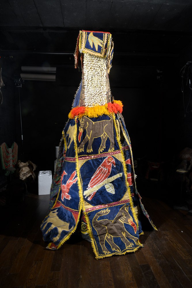 Egun - Costume de danse complet du culte Egungun - Yoruba - Benin / Nigeria