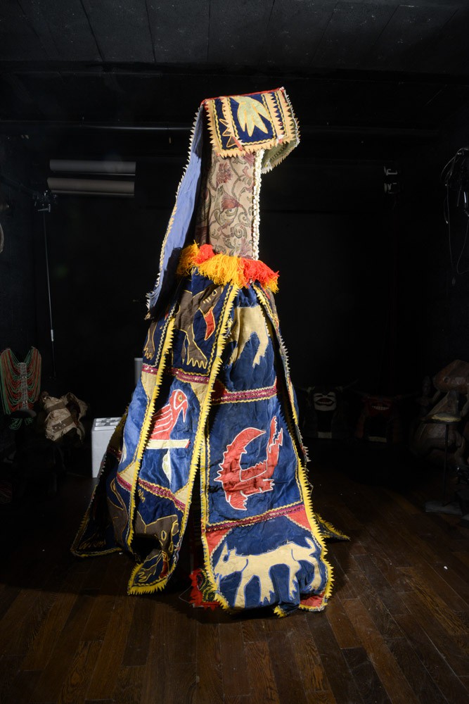 Egun - Costume de danse complet du culte Egungun - Yoruba - Benin / Nigeria