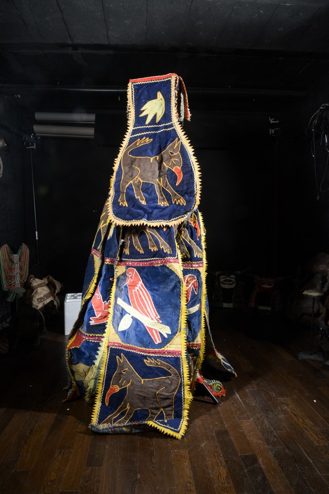 Egun - Costume de danse complet du culte Egungun - Yoruba - Benin / Nigeria