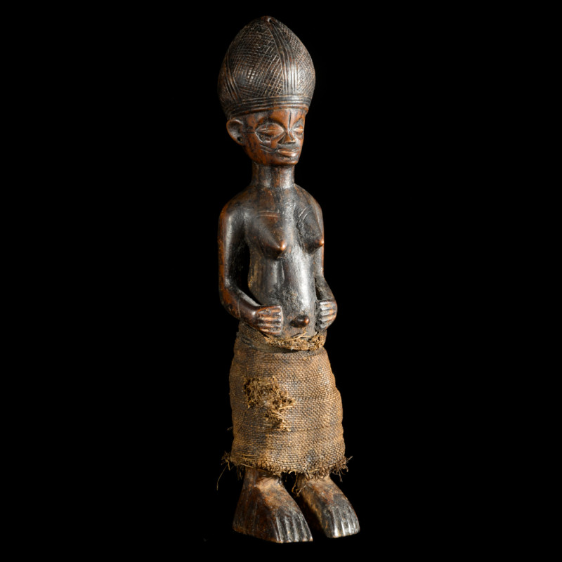 Statue cultuelle de chef - Tabwa - RDC Zaire