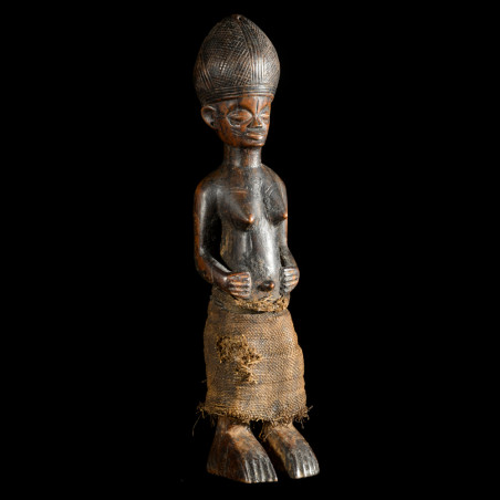 Statue cultuelle de chef - Tabwa - RDC Zaire