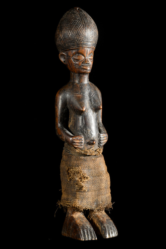 Statue cultuelle de chef - Tabwa - RDC Zaire