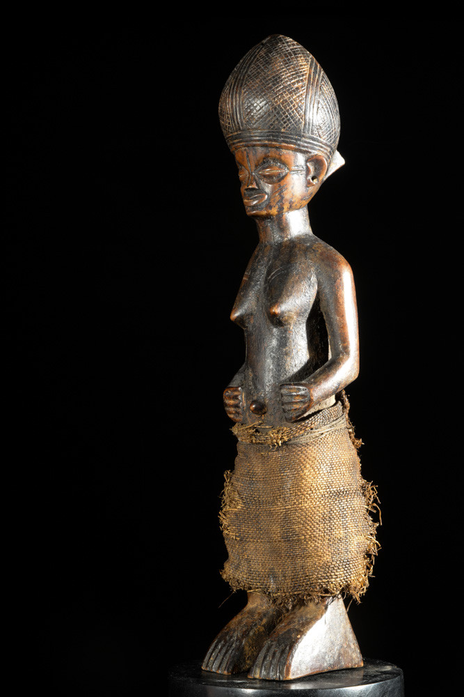 Statue cultuelle de chef - Tabwa - RDC Zaire