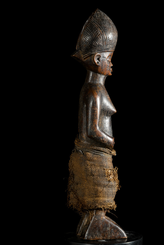 Statue cultuelle de chef - Tabwa - RDC Zaire