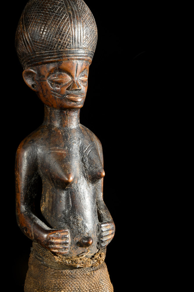 Statue cultuelle de chef - Tabwa - RDC Zaire