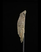 Masque de ceinture léopard en bronze - Bini - Benin Nigeria