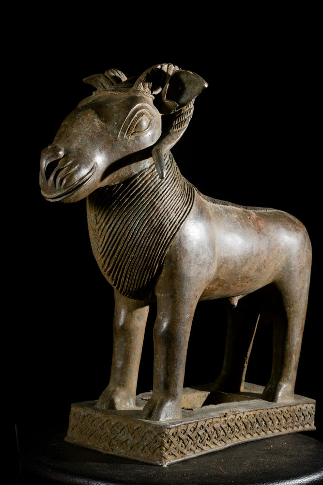 Belier Royal aquamanille - Bini Edo - Nigeria - Bronzes Benin