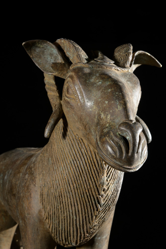 Belier Royal aquamanille - Bini Edo - Nigeria - Bronzes Benin