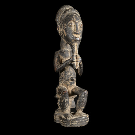 Statue votive de chef Waka Sran - Baoule - Côte d'Ivoire