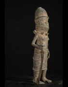 Oba en tenue de guerre - Bini Edo - Benin - Bronzes du Benin