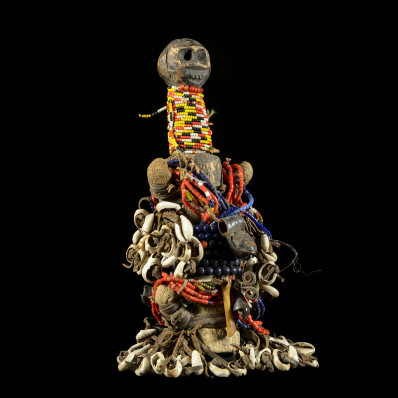 Poupee Namji Dowayo - Nigeria / Cameroun - Poupee perles africaines