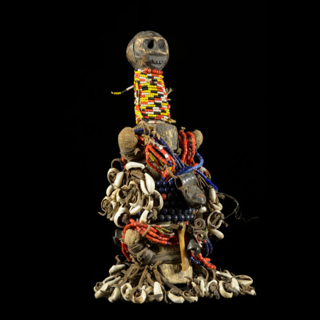 Poupee Namji Dowayo - Nigeria / Cameroun - Poupee perles africaines