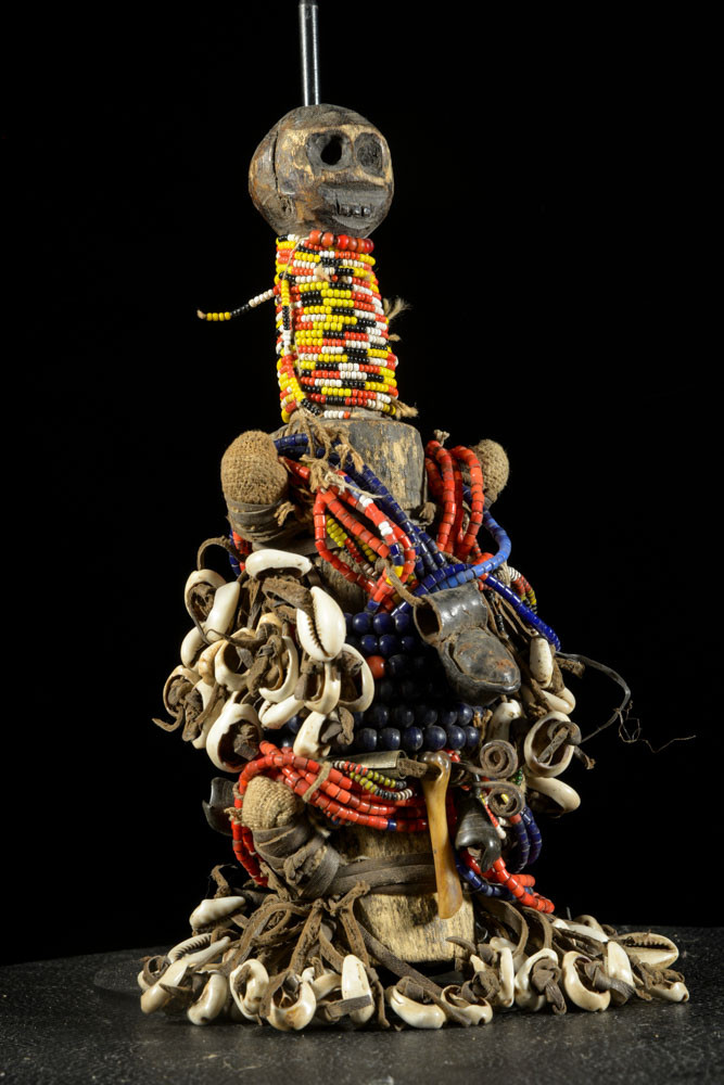Poupee Namji Dowayo - Nigeria / Cameroun - Poupee perles africaines