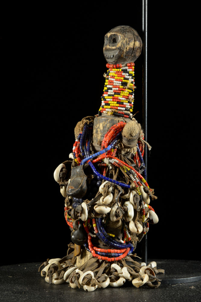 Poupee Namji Dowayo - Nigeria / Cameroun - Poupee perles africaines