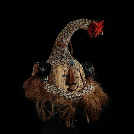 Masque Elephant Mukyeem / Mukenda - Kuba / Ngendee - RDC Zaire