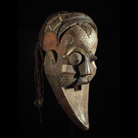 Masque Funeraire Inhuba Kabongo - Kuba / Kete - RDC Zaire