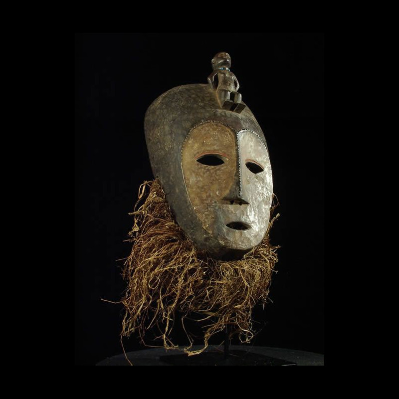Masque ancien - Lega - RDC Zaire - Masques africains