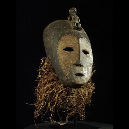 Masque ancien - Lega - RDC Zaire - Masques africains