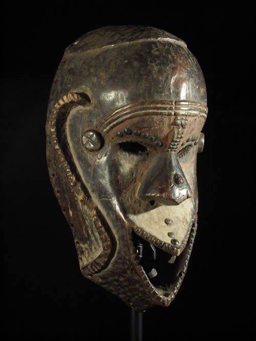 Masque ancien - Ngbaka - RDC Zaire / Soudan - Masques africains