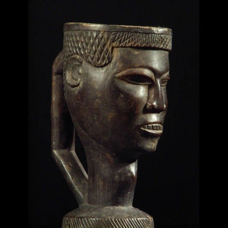 Coupe cephalomorphe - Kuba Wongo - RDC Zaire - Receptacles