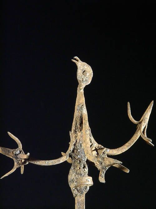 Fer rituel oiseaux Osanyin - Yoruba - Benin / Nigeria