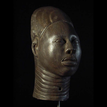 Tete d’Oba d’Ife - Nigeria - BIni Edo - Bronze cire perdue