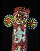 Masque elephant perle - Bamileke - Cameroun - perles afrique