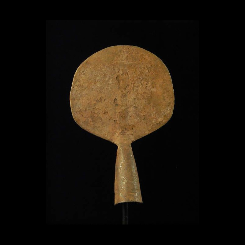 Monnaie primitive Melote en fer noir - Bongo - Soudan
