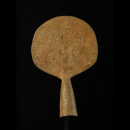 Monnaie primitive Melote en fer noir - Bongo - Soudan