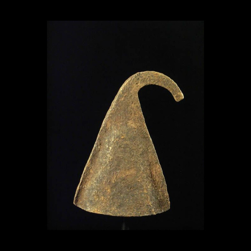 Monnaie primitive lance en fer noir - Pouli - Cameroun