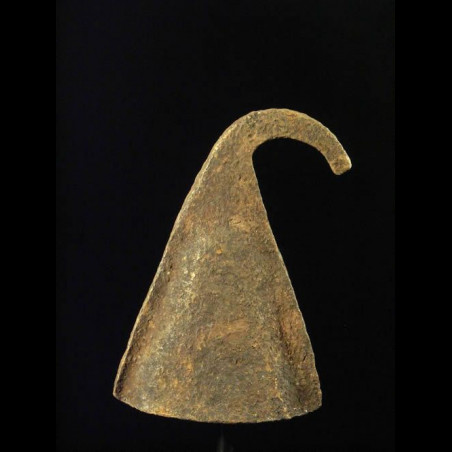 Monnaie primitive lance en fer noir - Pouli - Cameroun