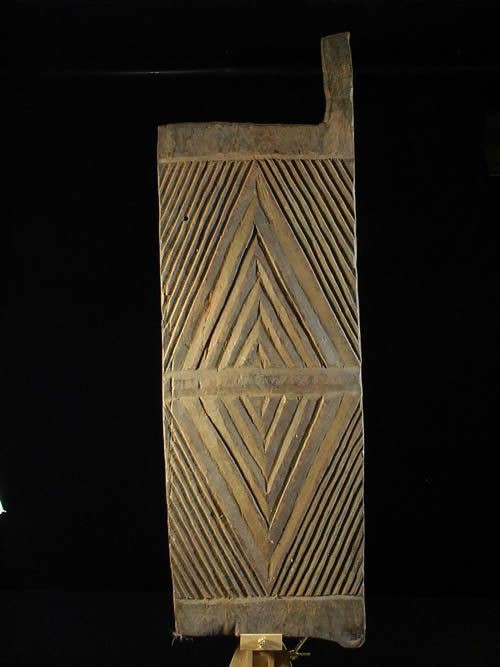 Porte / Volet de grenier a grain - Ibo - Nigeria - Portes Ibo