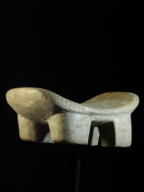Chaise Tabouret - Senoufo - Côte d'Ivoire - Chaises et tabourets