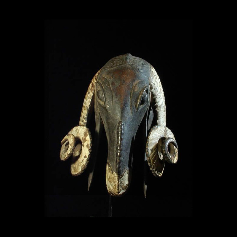 Masque Belier Baoule - Cote d’ivoire - Masques d’afrique