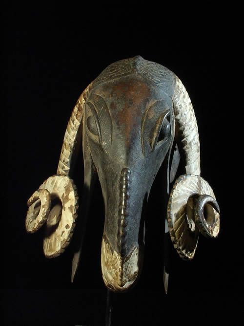 Masque Belier Baoule - Cote d’ivoire - Masques d’afrique
