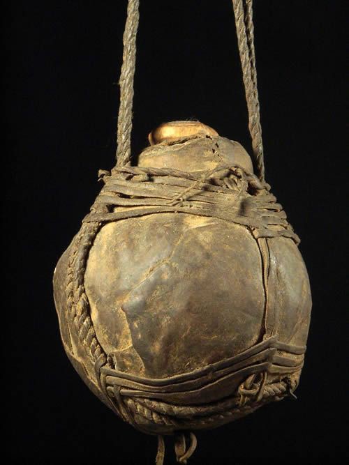 Gourde en cuir - Borana - Ethiopie