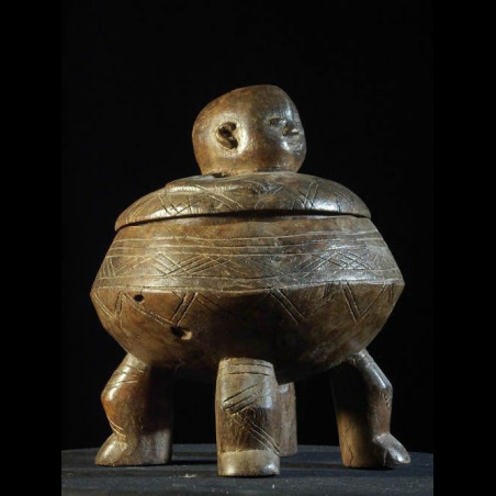 Pot en bois - Ethnie Lobi - Burkina Faso