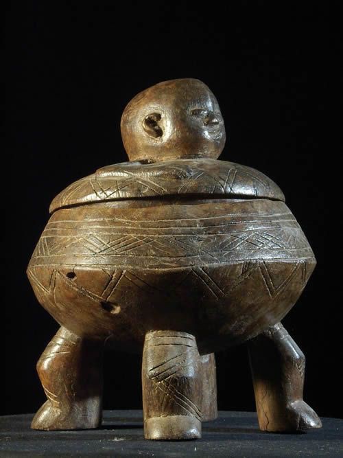 Pot en bois - Ethnie Lobi - Burkina Faso