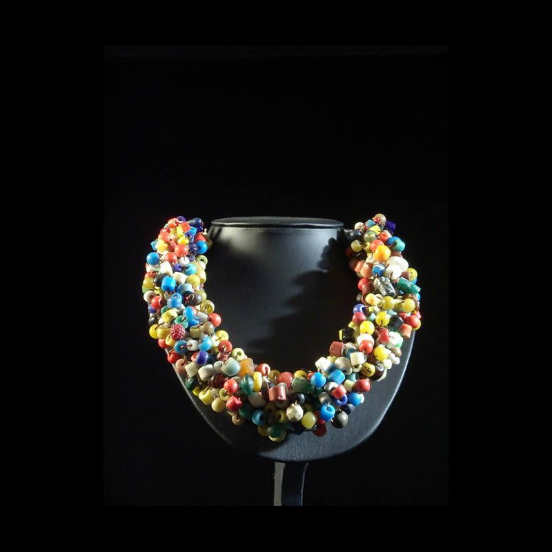 Collier monnaie de mariage - Peuhl Mali - Perles et Monnaies