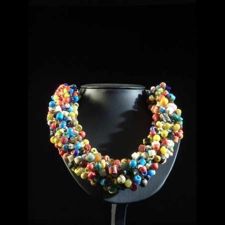 Collier monnaie de mariage - Peuhl Mali - Perles et Monnaies